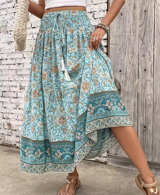 💙 Blue Breeze Boho Maxi Dress – Light, Flowy, & Fabulous