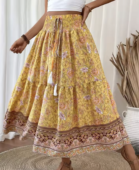 💙 Blue Breeze Boho Maxi Dress – Light, Flowy, & Fabulous
